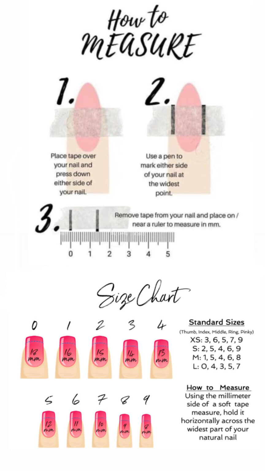 How to measure your nails - Nailbear Offical Website